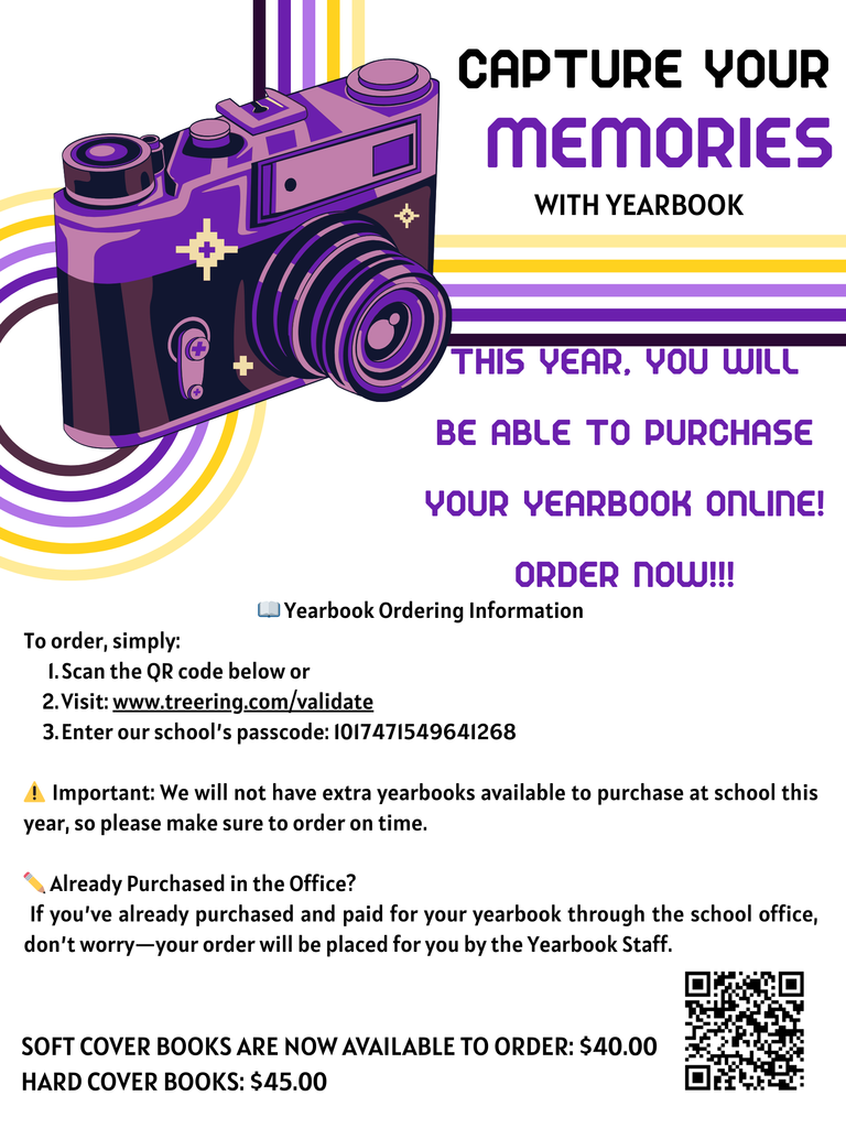 Buy your Yearbook