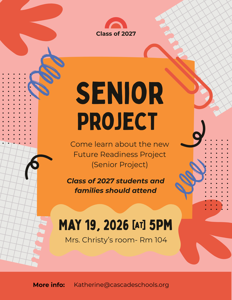 senior project flyer