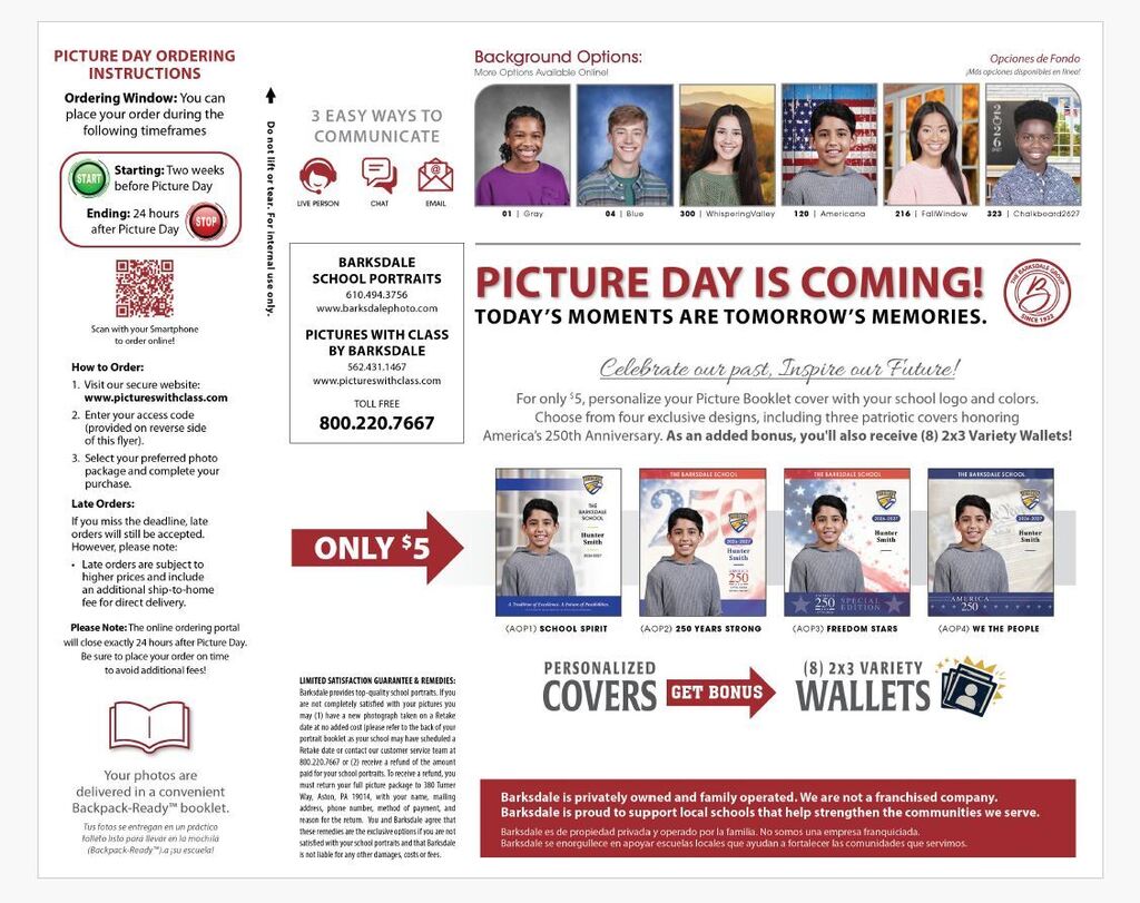 photo order form