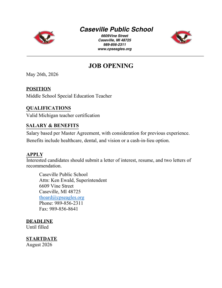 Job Opening