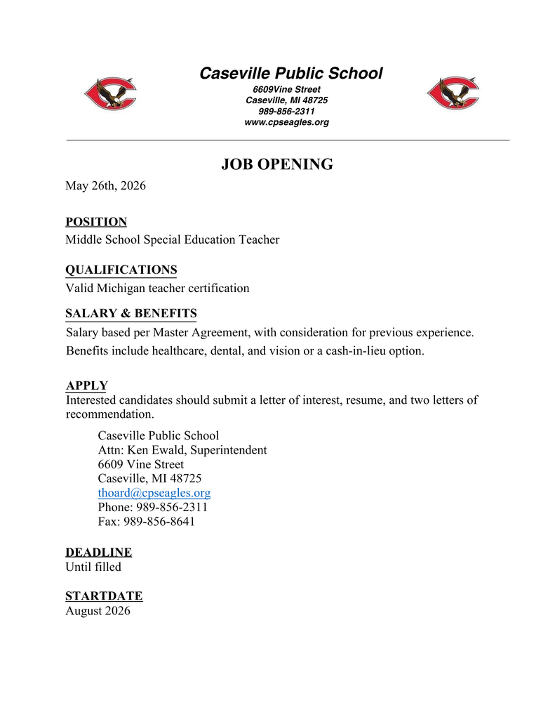 Open Position