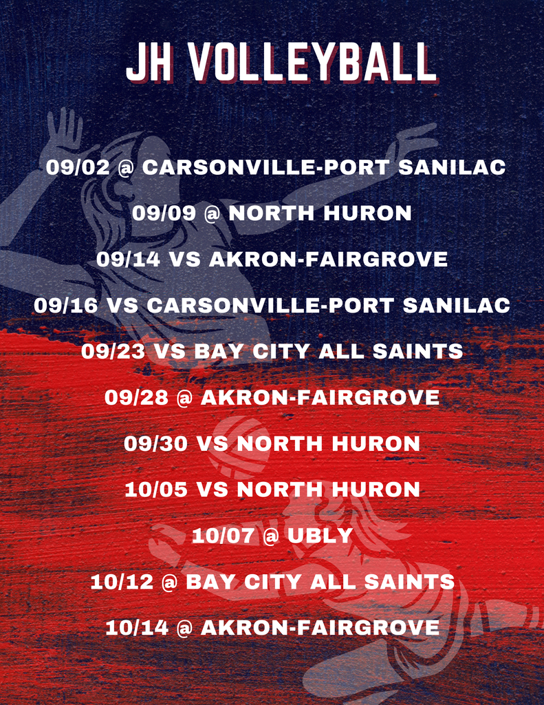 Fall Sport Schedules!