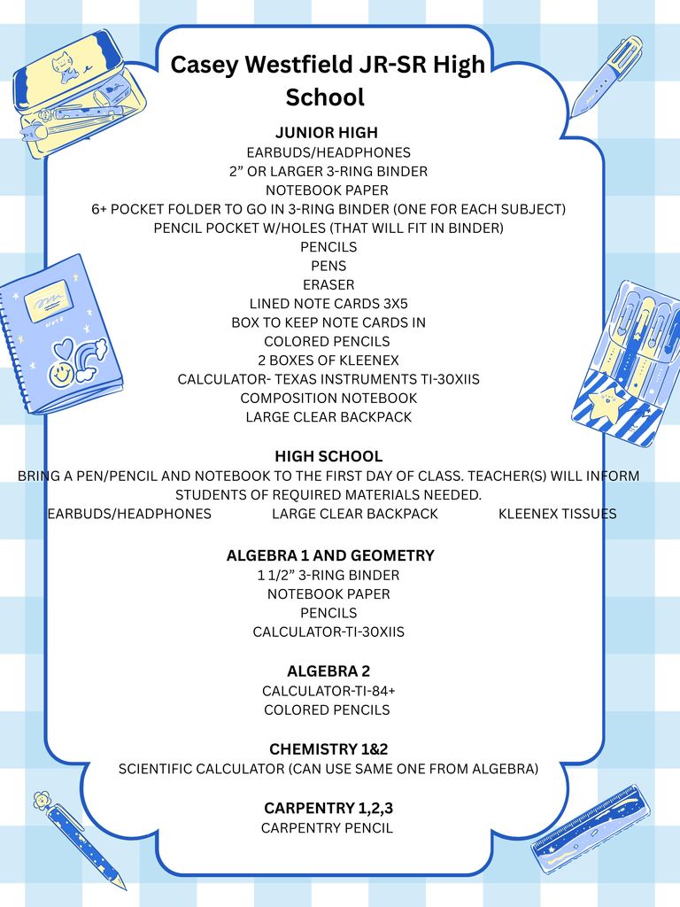Supply List