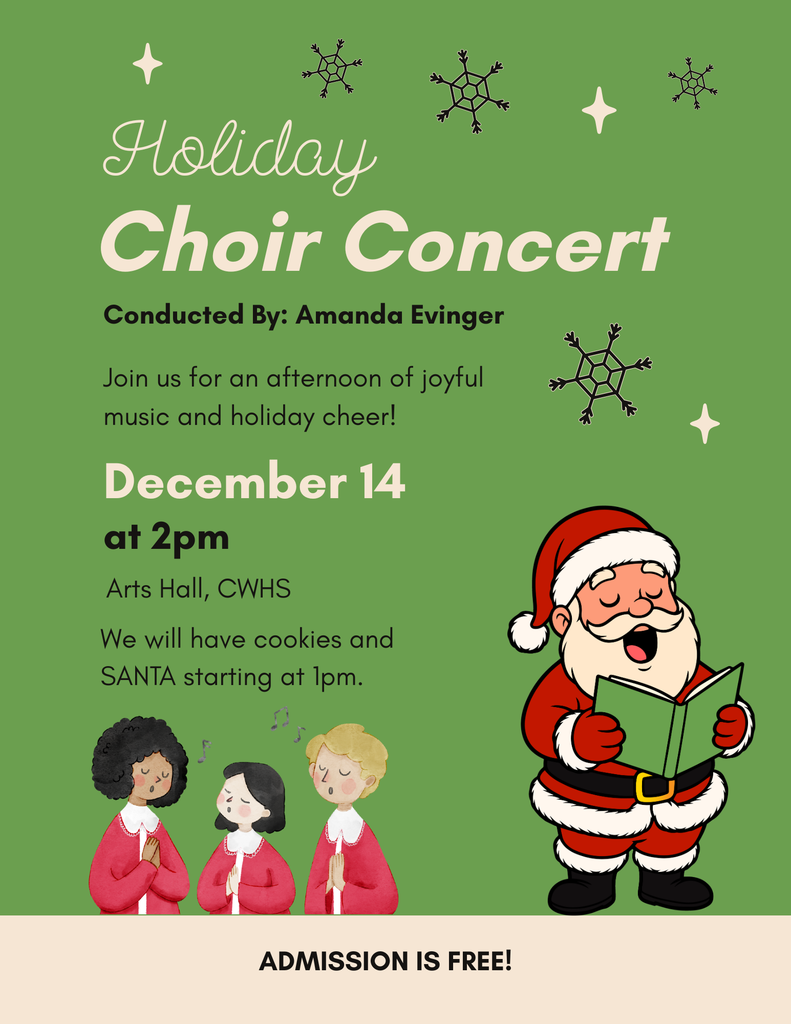 Winter Choir Concert Poster