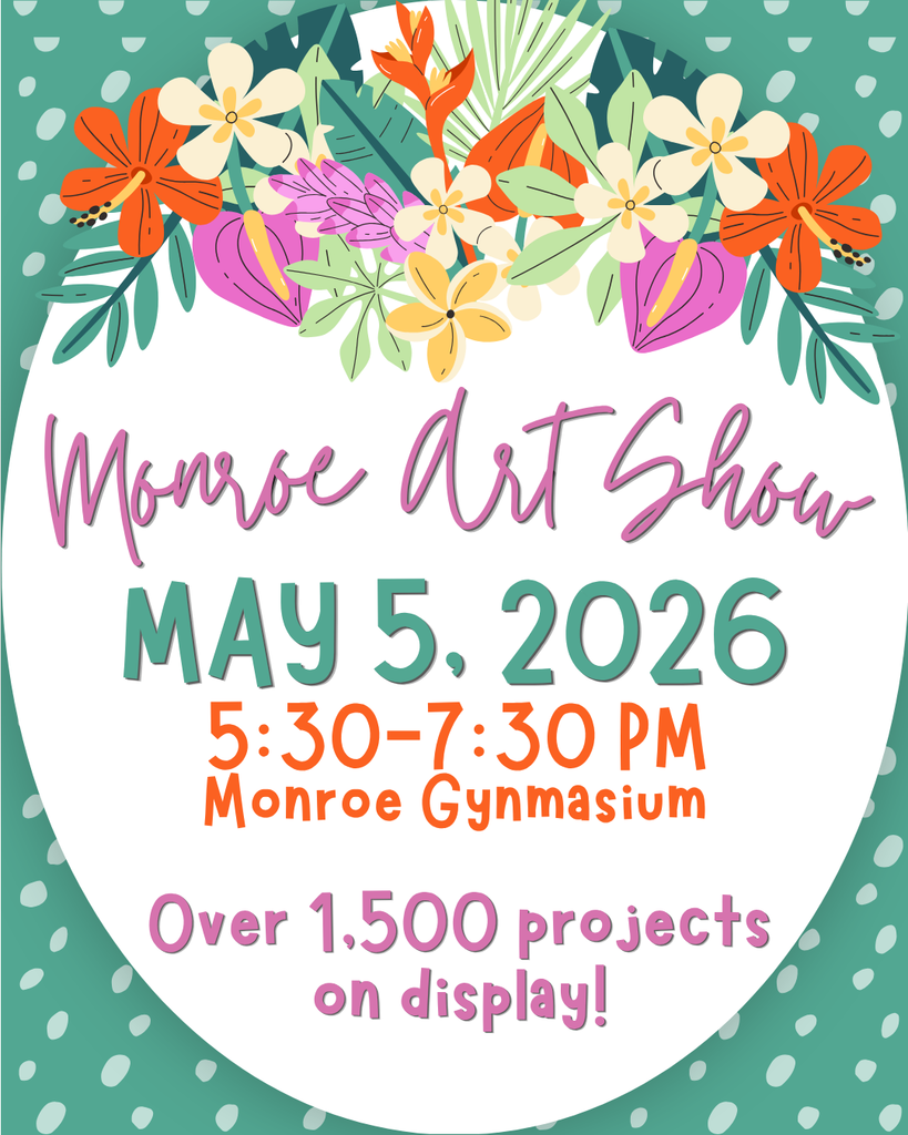 One week from today! Don't miss out on your chance to see the amazing art created this school year!