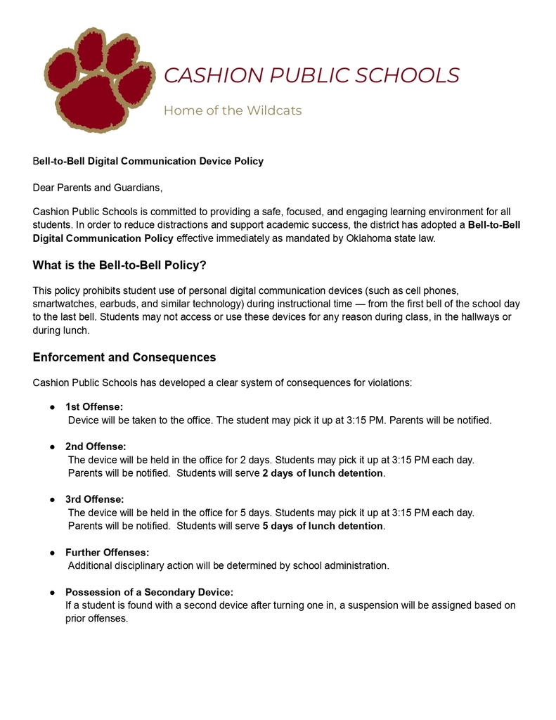 Text on policy