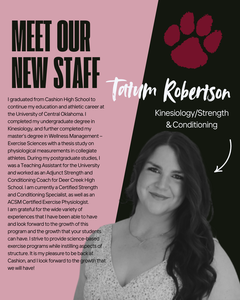 Tatum Robertson, Strength & Conditioning