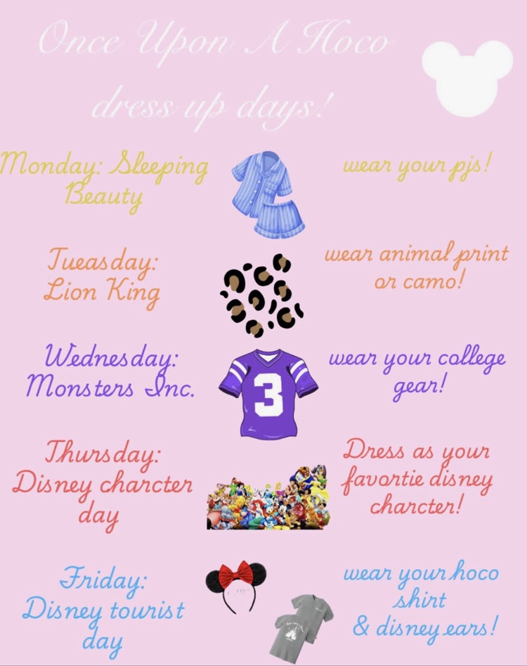 Dress up days graphic