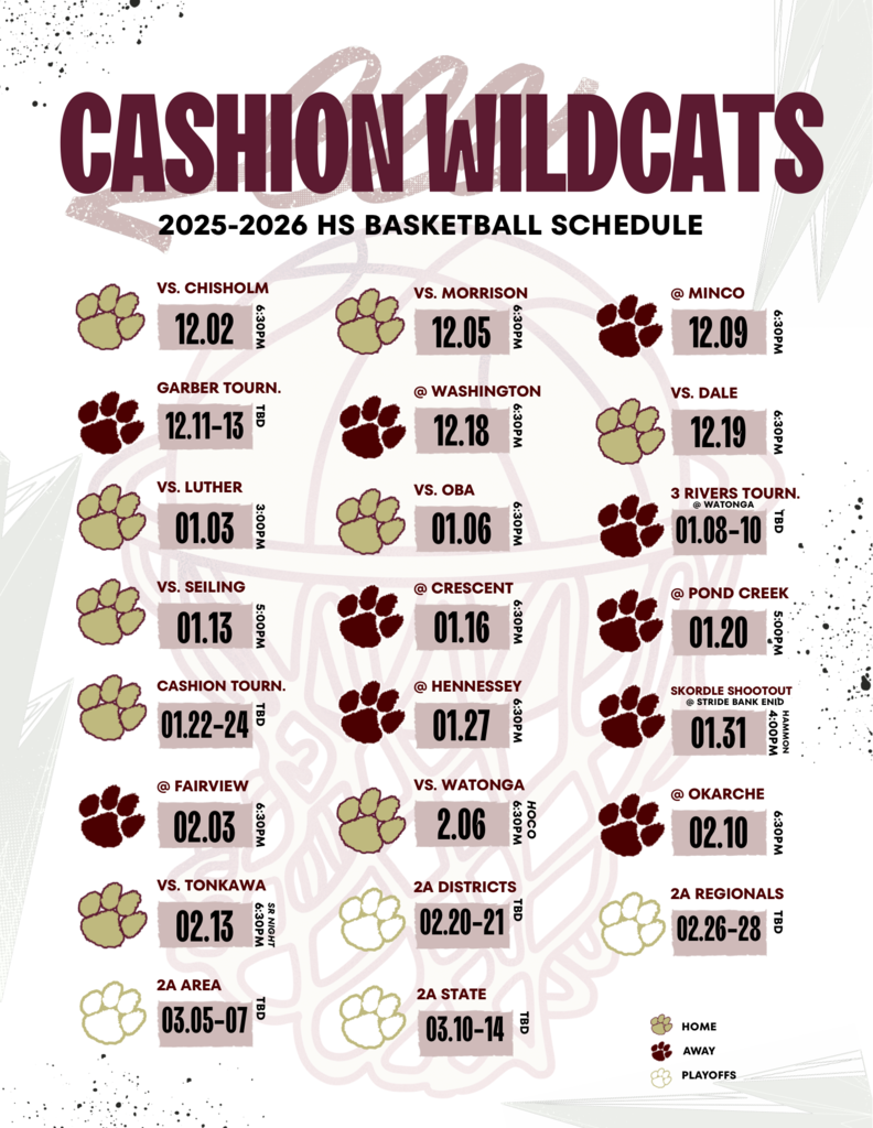 25-26 Basketball Schedule