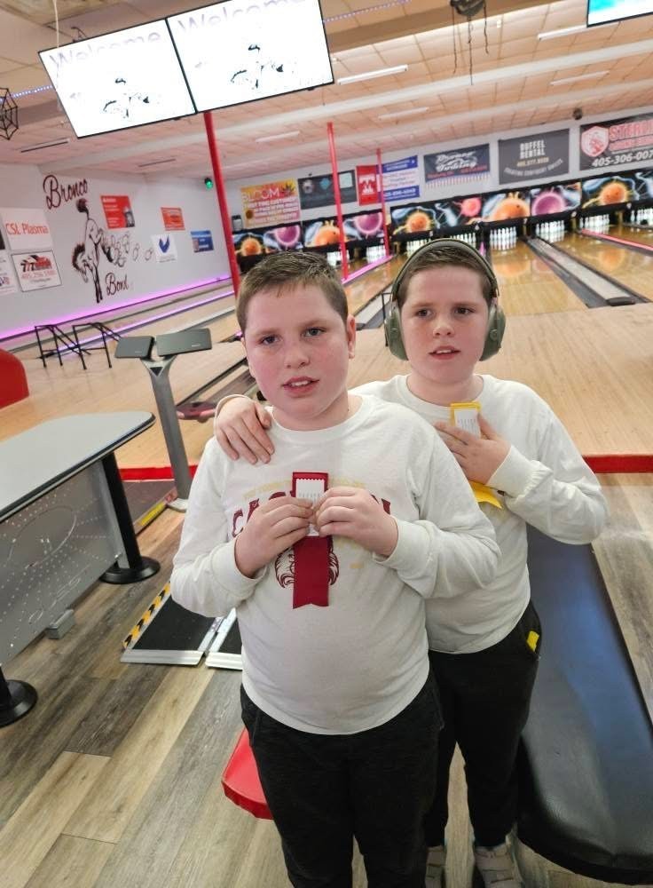 Axton-2nd place, Briddick-3rd place.