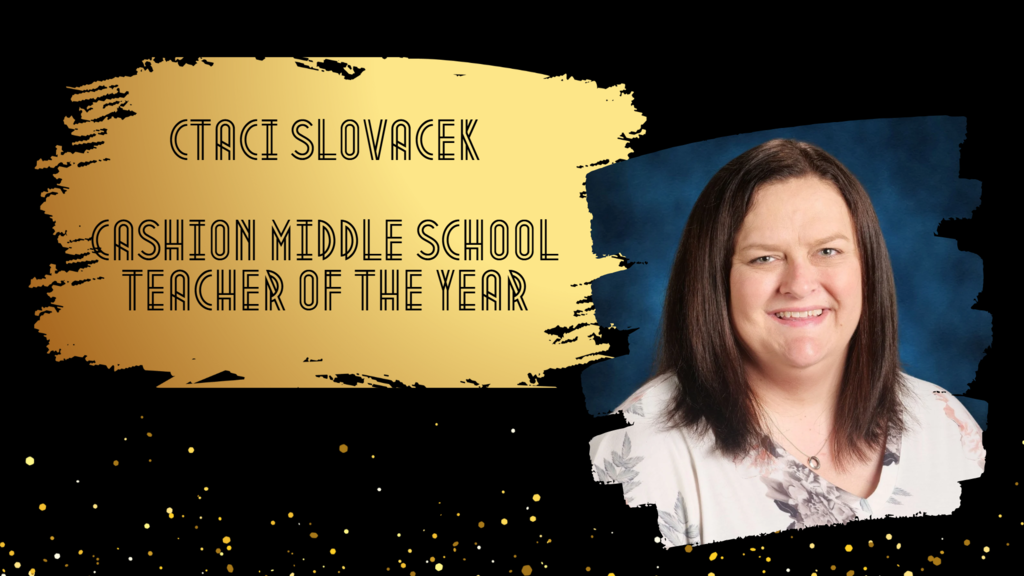 Ctaci Slovacek CMS Teacher of the Year