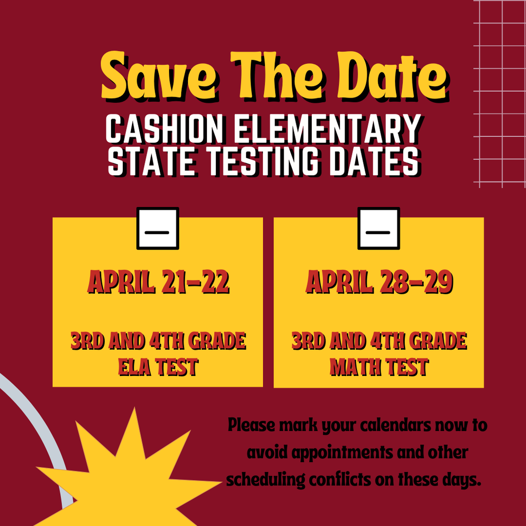 Save the Date-Elementary Testing