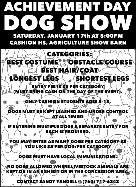 Dog Show Info