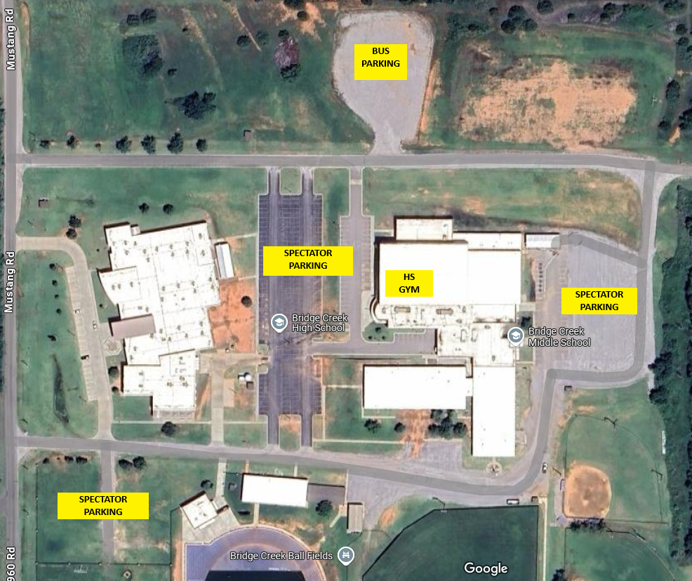 AREA BBALL PARKING MAP
