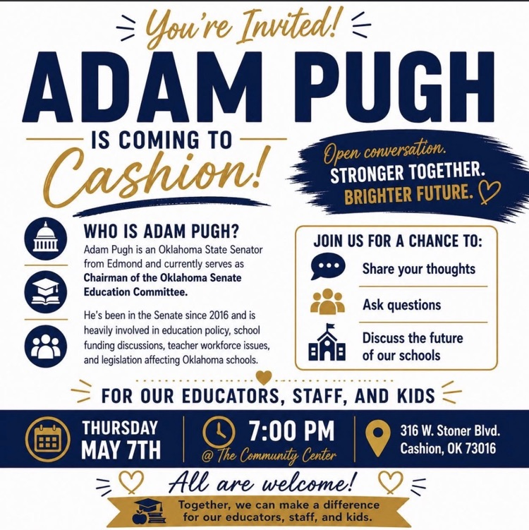 Sen. Pugh visit details