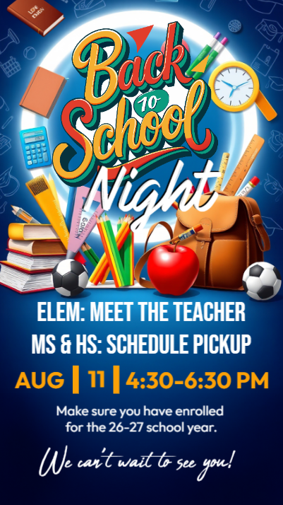 Meet the Teacher and Schedule Pickup Night