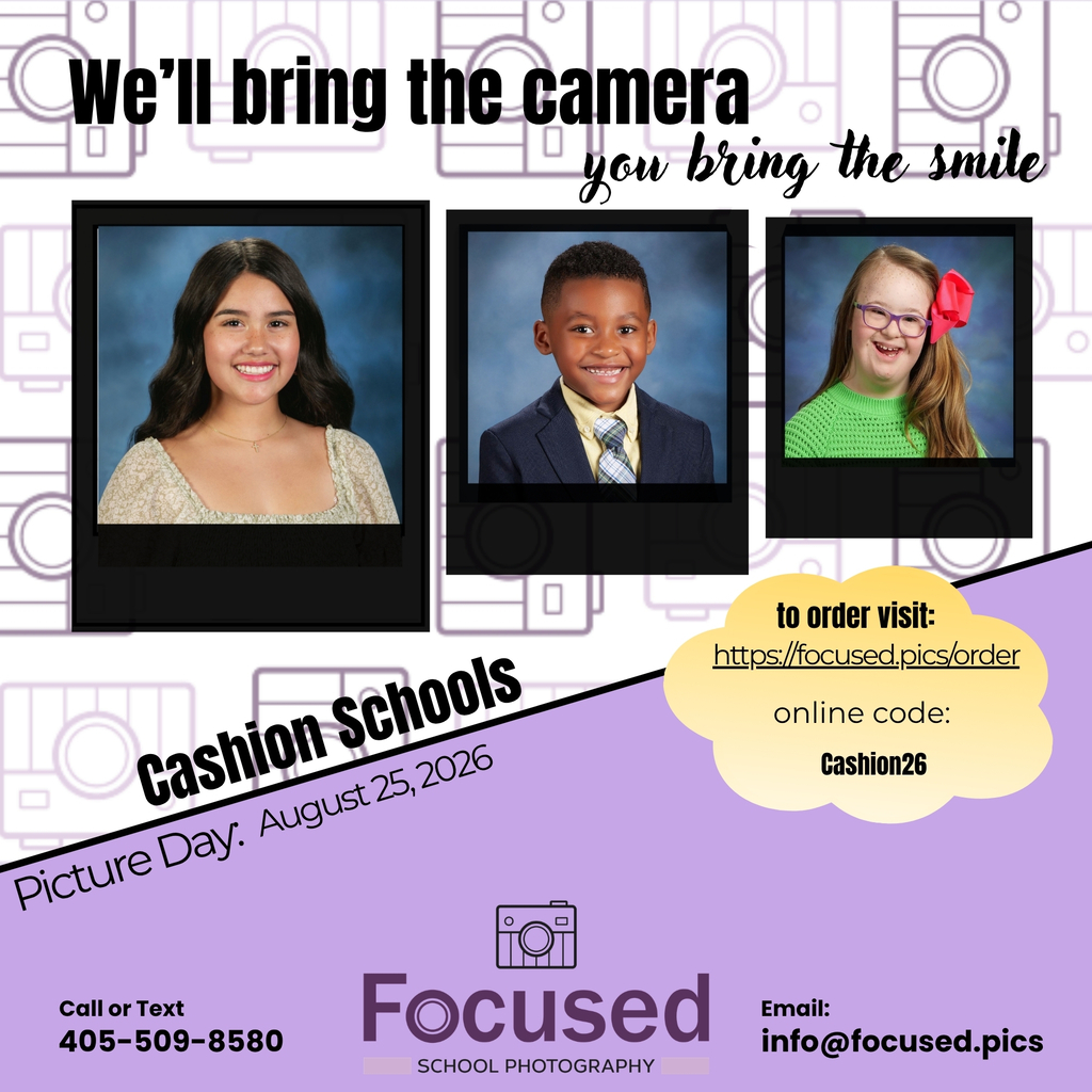 Individual School Picture Day Tuesday, August 25