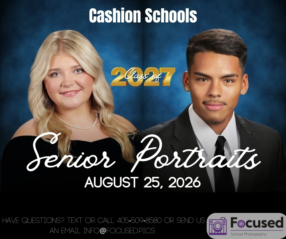 Senior Portraits Tuesday, August 25