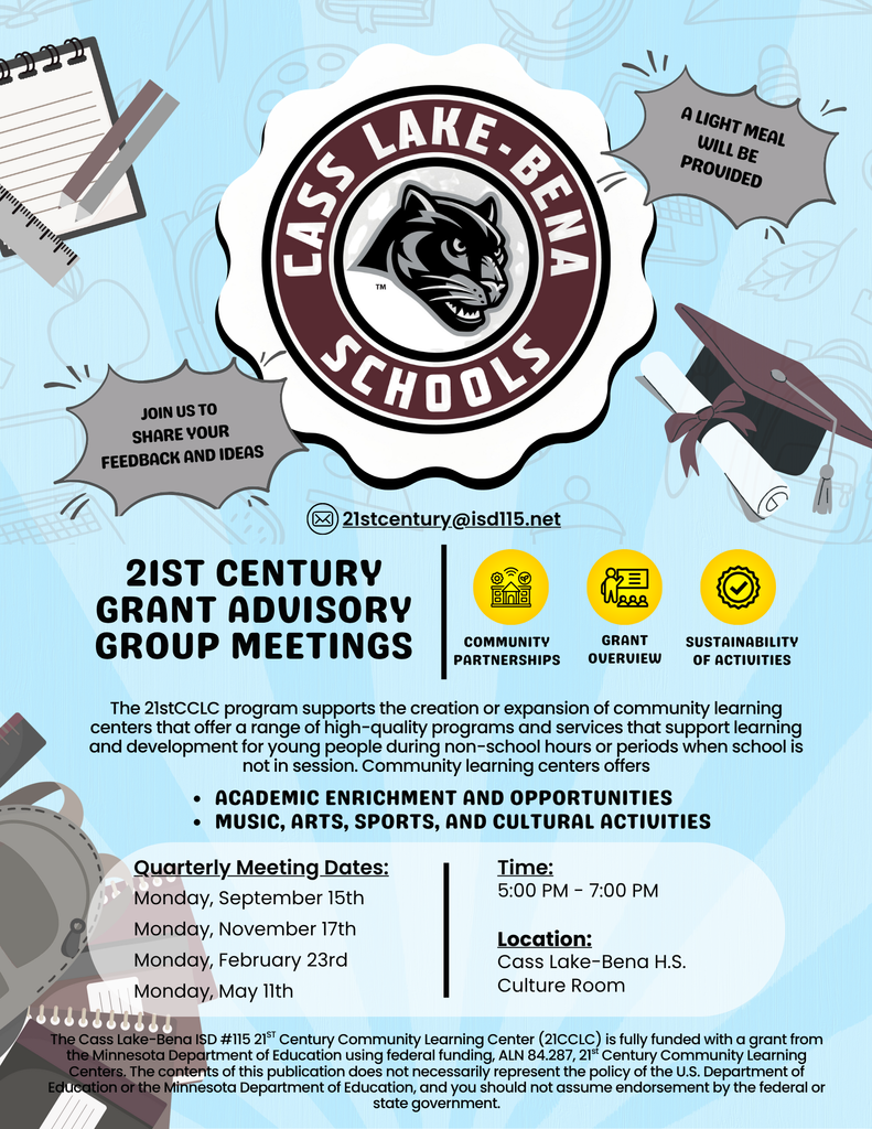 21STCCLC Grant Advisory Group Meetings for 2025-2026