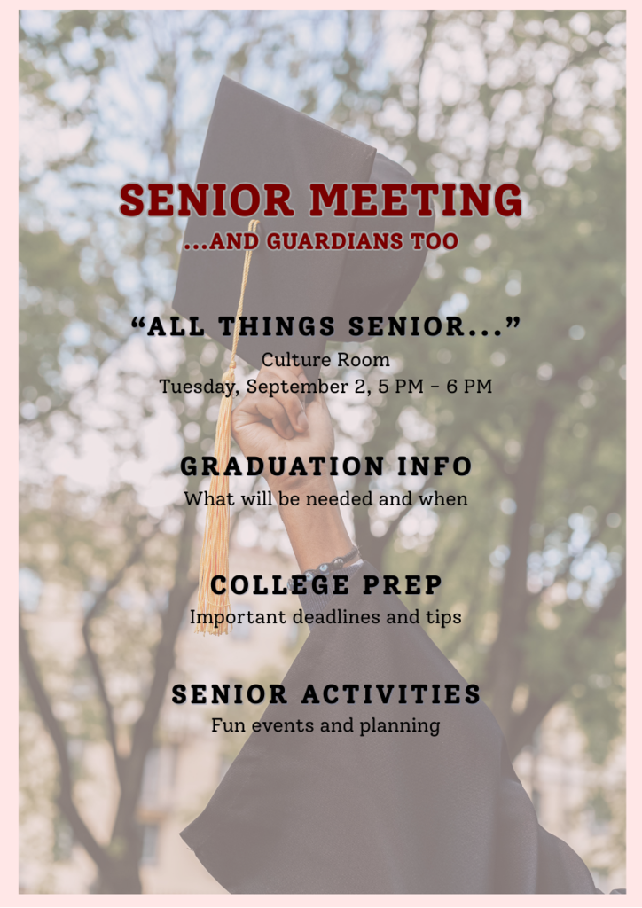 Senior Meeting Flyer