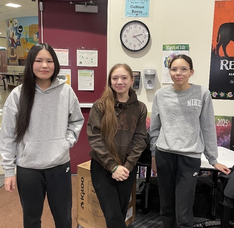 3rd place winners: Tamara Goggleye, Haleigh Roy, and Nichelle Howard 