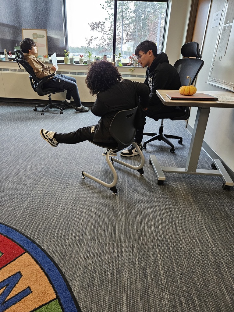 Reading with our Panther friends.