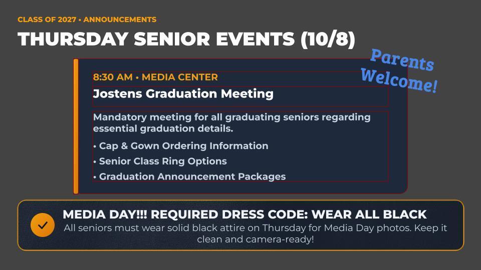 Graduation Meeting