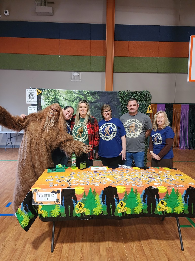 Bigfoot and business office staff