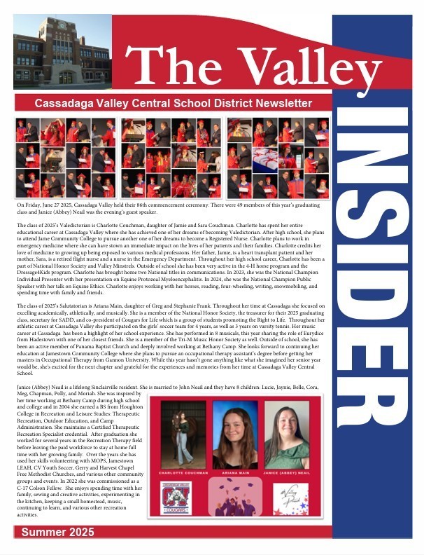 summer newsletter