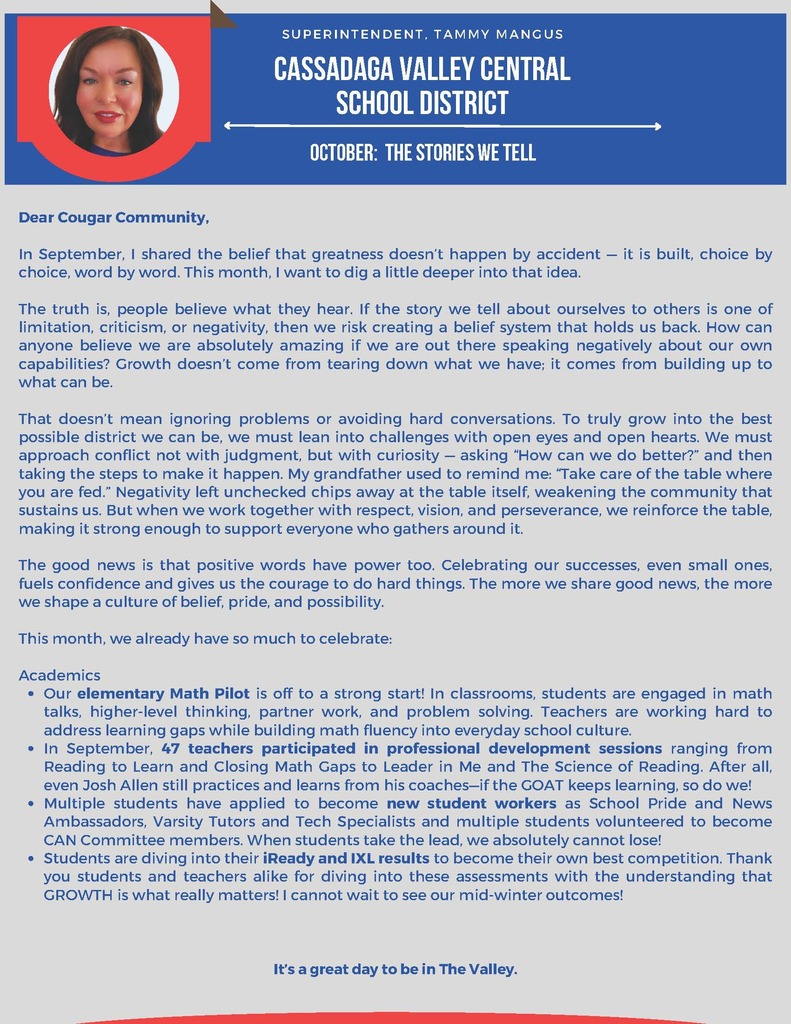 October message