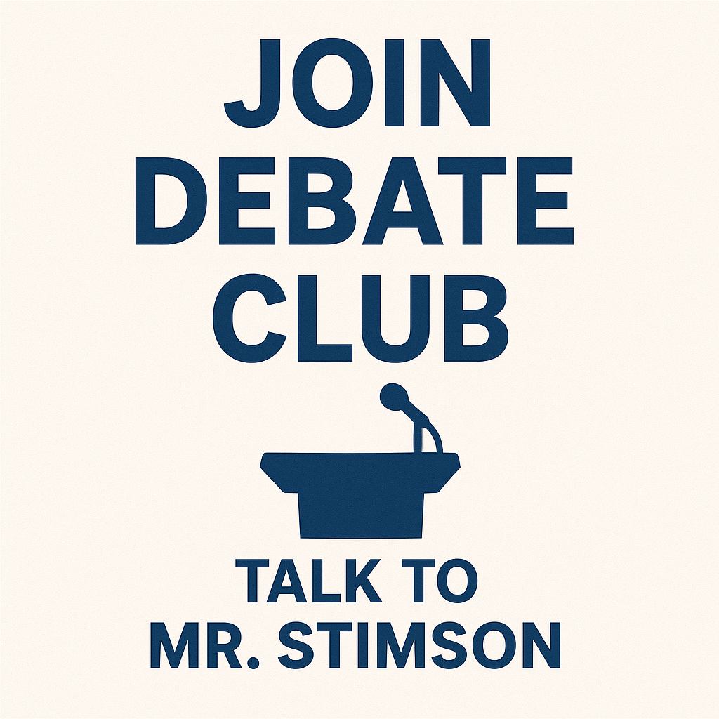 Join debate club