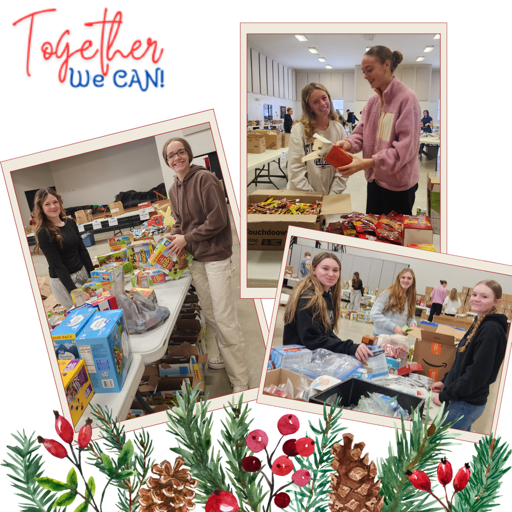 Army Green Retro Family Christmas Photo Collage Instagram Post