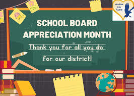 school board appreciation month 