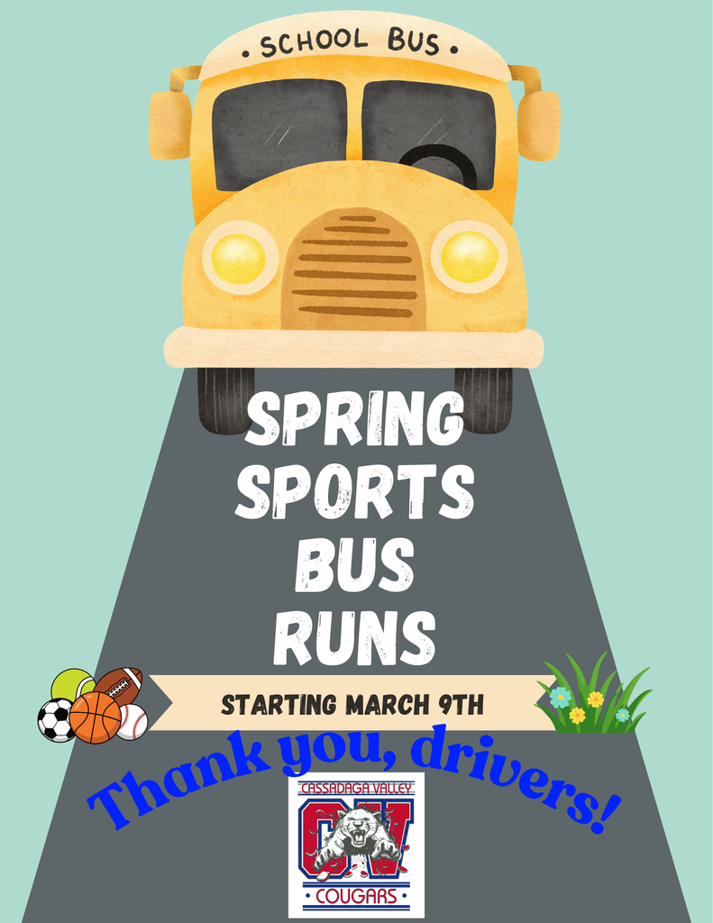spring sports bus runs