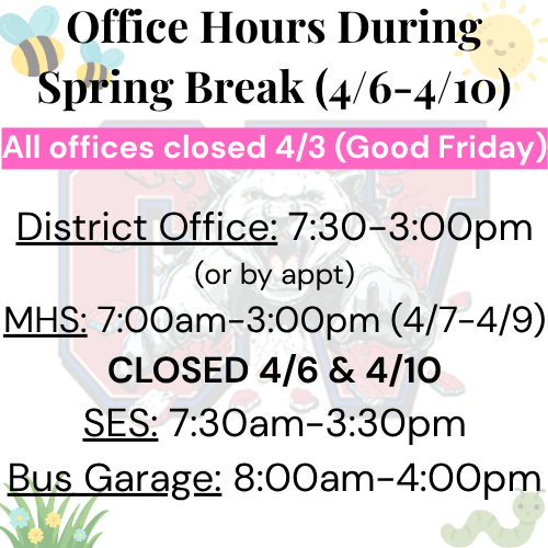 Spring Break Office Hours