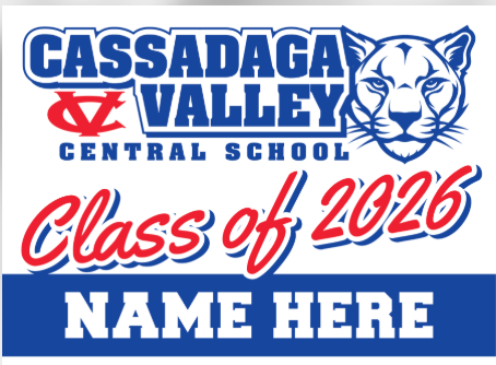 Class of 2026 yard signs