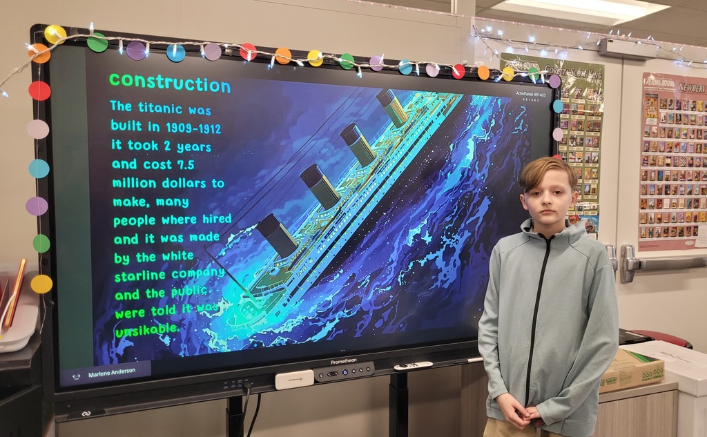 Titanic Research Project on Canva