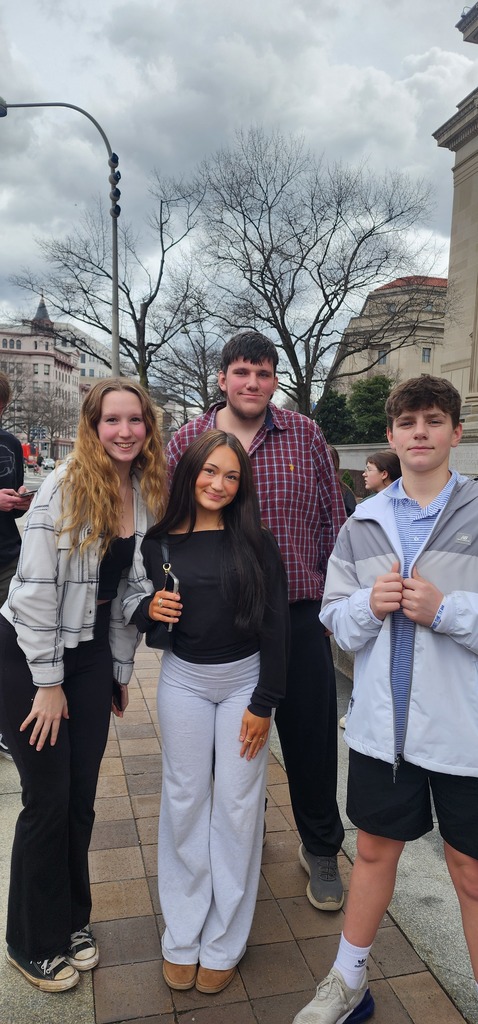 Students from the Human Rights & Genocide class elective, with Mrs. Richir, recently had the incredible opportunity to travel to Washington, D.C., for a powerful extension of their classroom learning. This experience was made possible through the Holocaust & Social Justice Program of Chautauqua and generously funded by the Hebrew Congregation of Chautauqua.  Alongside peers from four other schools, students explored historical landmarks and monuments. A highlight of the trip was visiting the United States Holocaust Memorial Museum, where students engaged in a meaningful  learning experience. They also had the rare and impactful opportunity to hear firsthand testimony from a Holocaust survivor!  Prior to their trip a second-generation speaker shared her father’s story, from the Kindertransport to his role as a U.S. liberator.  Throughout the trip, students explored the foundations of American democracy, including visits to the National Archives Building, The People's House, and a guided tour of the United States Capitol. They also participated in a powerful monuments tour and a walking tour focused on individuals and movements that have shaped the fight for human rights.  The experience concluded with a visit to a local synagogue, where students engaged in thoughtful conversations and reflection—connecting historical lessons to present-day issues.  This unforgettable journey allowed students to deepen their understanding of history, empathy, and civic responsibility. We are incredibly proud of how they represented our school and embraced this meaningful opportunity. Students felt this trip was  an amazing opportunity and were thankful to attend.#ValleyProud #Connection #BetheChange