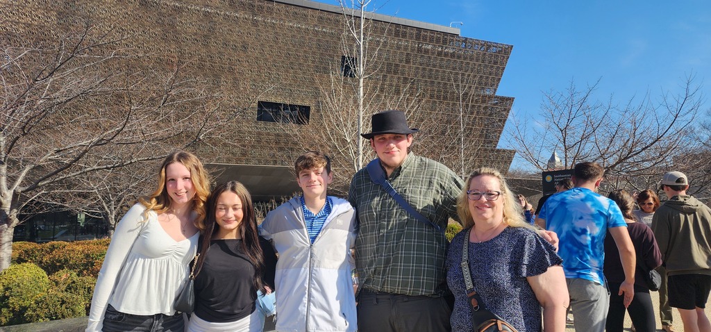 Students from the Human Rights & Genocide class elective, with Mrs. Richir, recently had the incredible opportunity to travel to Washington, D.C., for a powerful extension of their classroom learning. This experience was made possible through the Holocaust & Social Justice Program of Chautauqua and generously funded by the Hebrew Congregation of Chautauqua.  Alongside peers from four other schools, students explored historical landmarks and monuments. A highlight of the trip was visiting the United States Holocaust Memorial Museum, where students engaged in a meaningful  learning experience. They also had the rare and impactful opportunity to hear firsthand testimony from a Holocaust survivor!  Prior to their trip a second-generation speaker shared her father’s story, from the Kindertransport to his role as a U.S. liberator.  Throughout the trip, students explored the foundations of American democracy, including visits to the National Archives Building, The People's House, and a guided tour of the United States Capitol. They also participated in a powerful monuments tour and a walking tour focused on individuals and movements that have shaped the fight for human rights.  The experience concluded with a visit to a local synagogue, where students engaged in thoughtful conversations and reflection—connecting historical lessons to present-day issues.  This unforgettable journey allowed students to deepen their understanding of history, empathy, and civic responsibility. We are incredibly proud of how they represented our school and embraced this meaningful opportunity. Students felt this trip was  an amazing opportunity and were thankful to attend.#ValleyProud #Connection #BetheChange