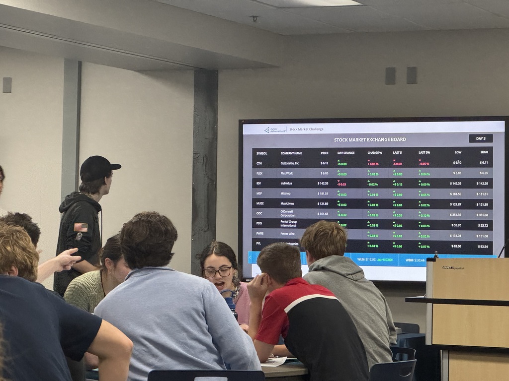Junior Achievement Live Stock Market Challenge