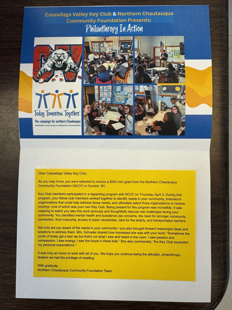 Letter/Card from NCCF