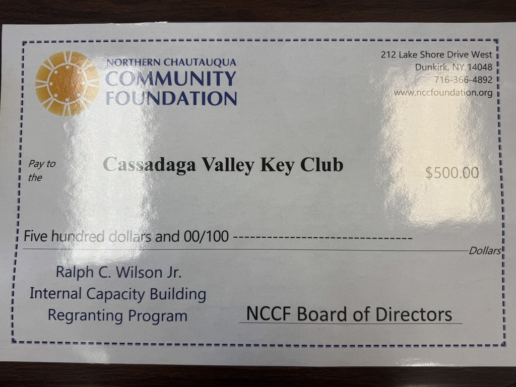 Big Check from NCCF
