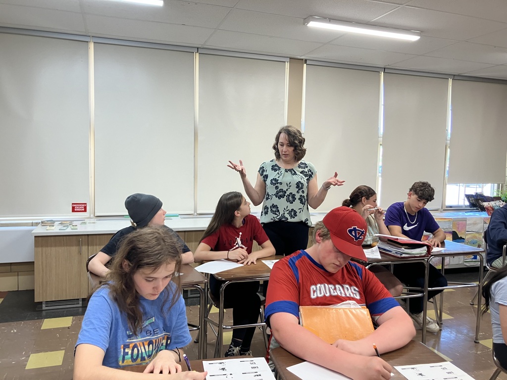 Jessie Andersen - local author in ELA class