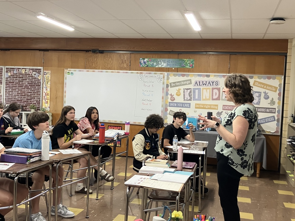 Jessie Andersen - local author in ELA class