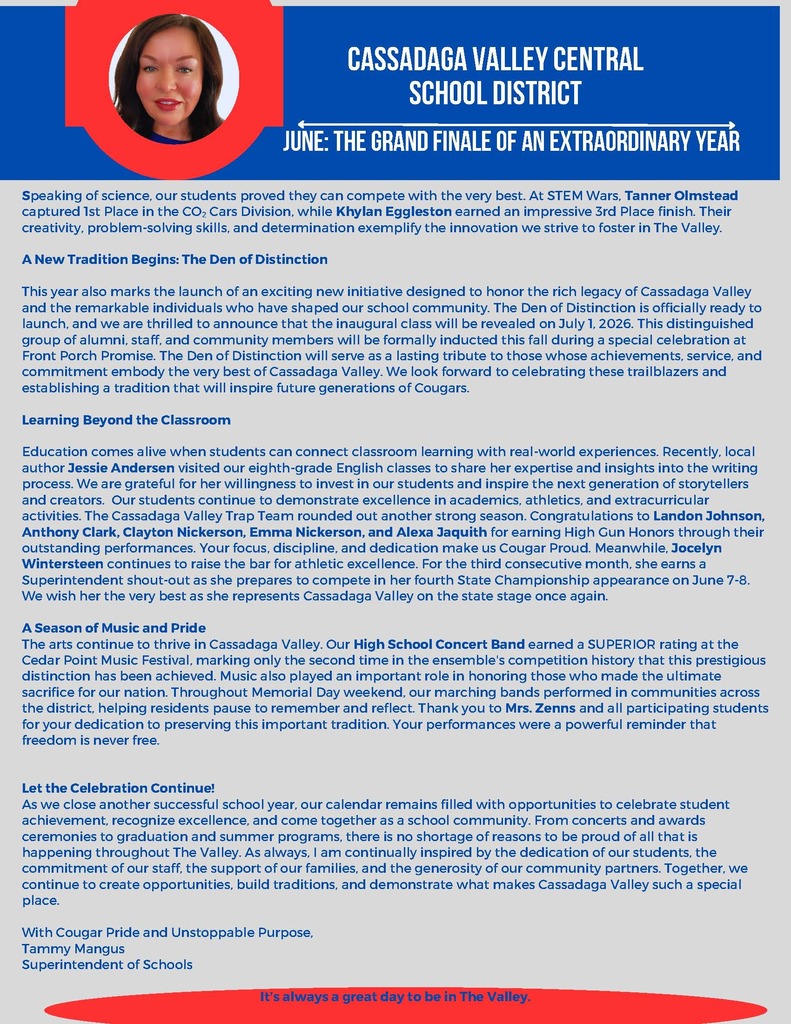 June Newsletter