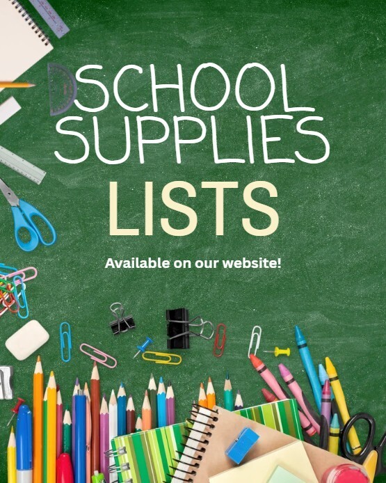 school supplies list