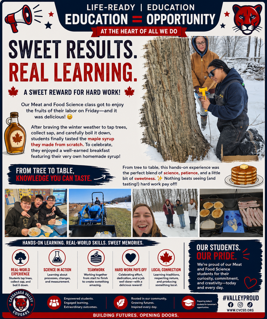 sweet results, real learning flyer