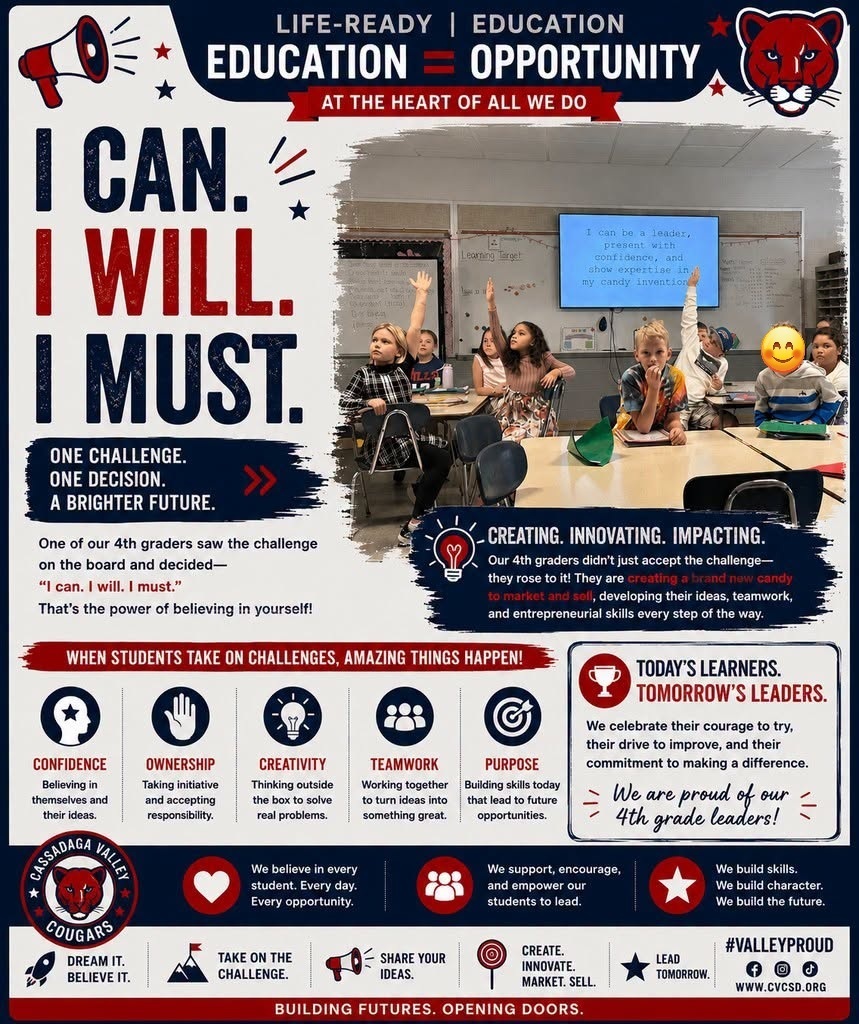 I can, I will, I must