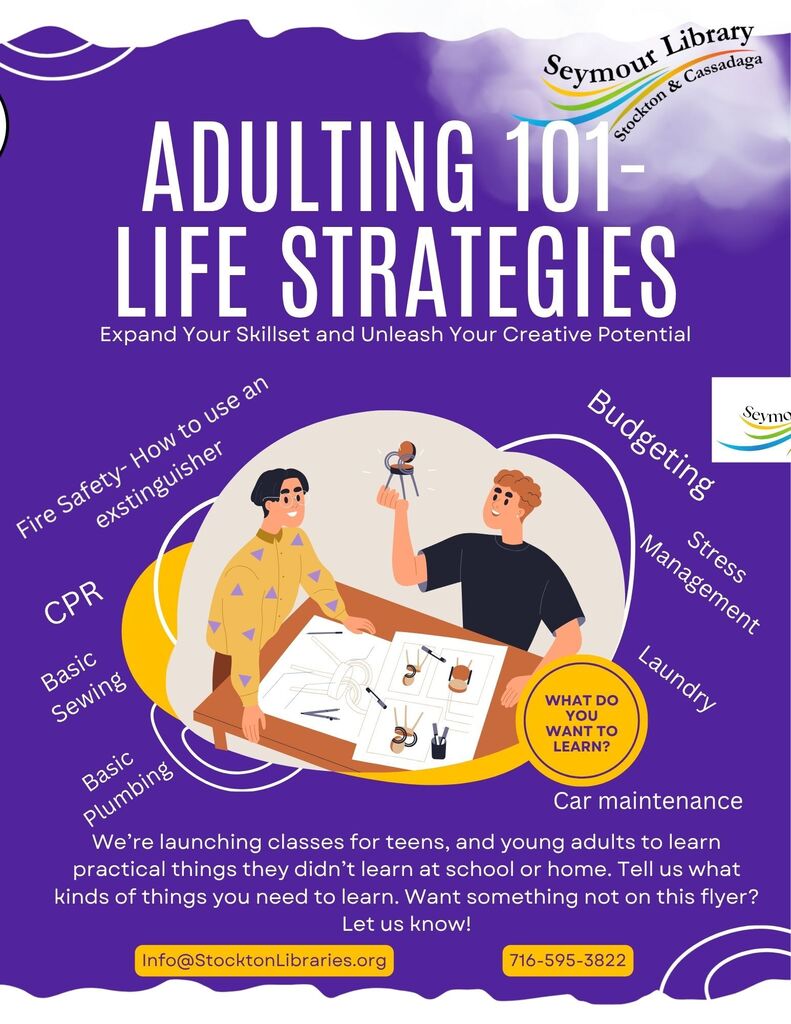 library event - adulting 101