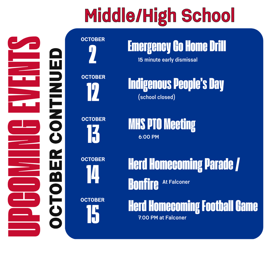 MHS October